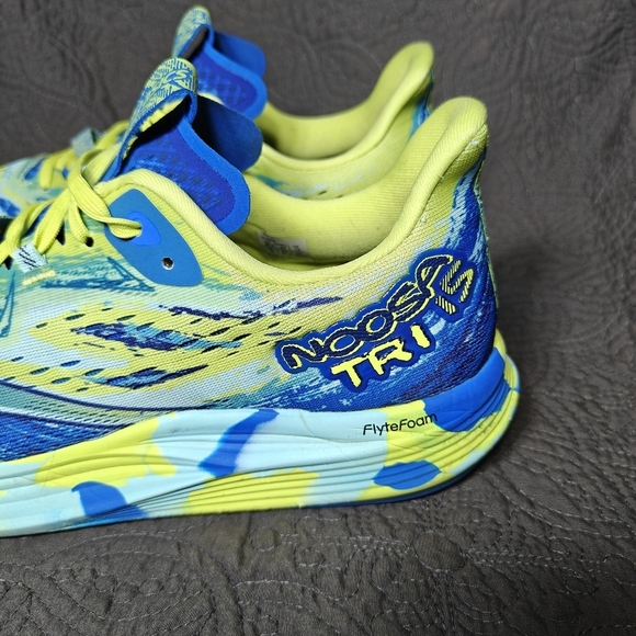 RARE - ASICS Men\'s Noosa TRI 15 Running Illusion Blue/Aquamarine Sneakers Sz 10